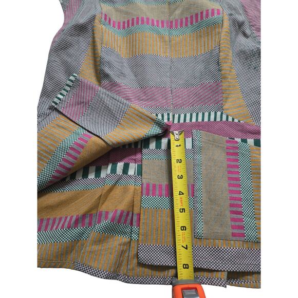 Womens Babette San Francisco Vest Snap-Button Pockets Size LARGE Clean Stripes - Picture 9 of 14